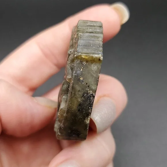 Labradorite Pegasus Coin 🐎 🪽 - Picture 4 of 6